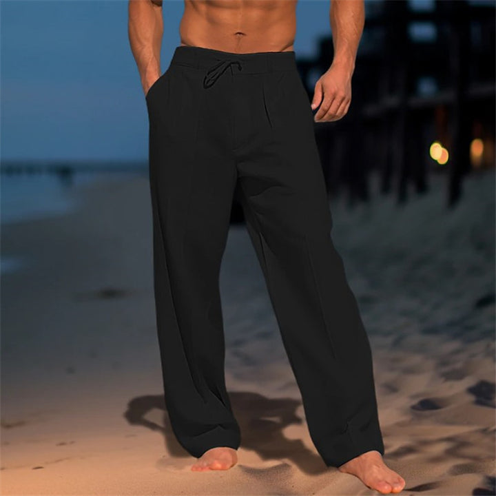 Herren elegante Chinohose mit lockerer Passform Drune
