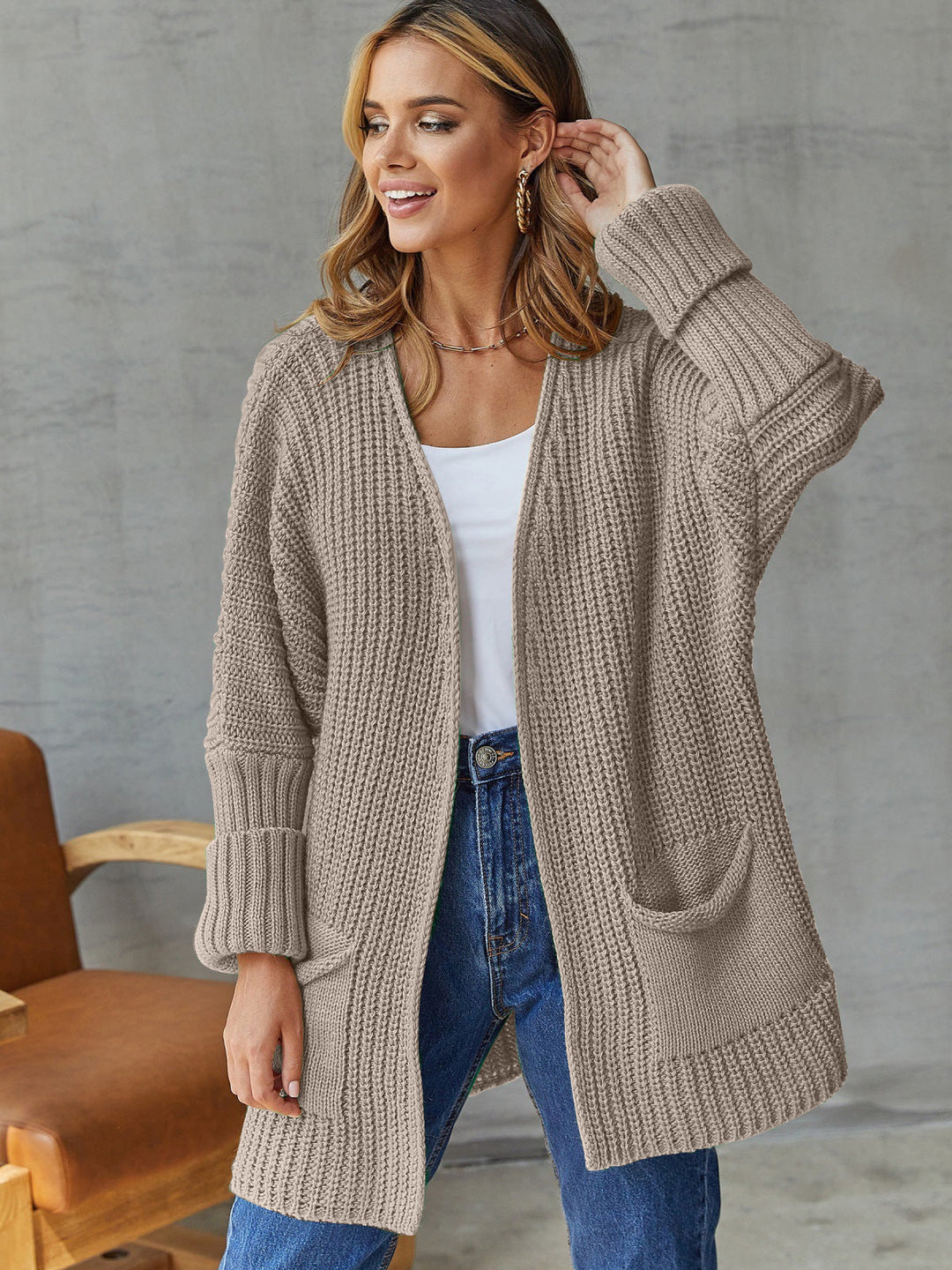 Drune | Übergroßer Strickstrickjacke Für Komfortable Styles