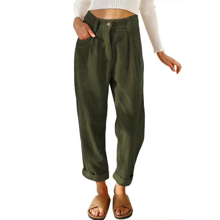 Damen weite Cordhose Drune