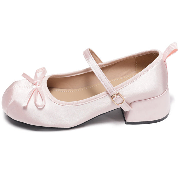 Damen Ballerinas mit elegantem Riemchen und zierlichem Schleifenakzent Drune