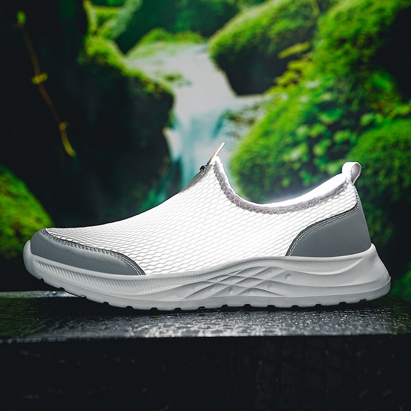 Herren Atmungsaktive Slip-On Sneakers mit Adaptivem Leichten Design Drune