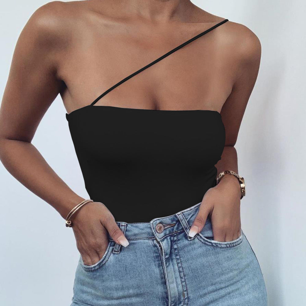 Damen Einseitiger Badeanzug mit figurbetonender Silhouette Drune