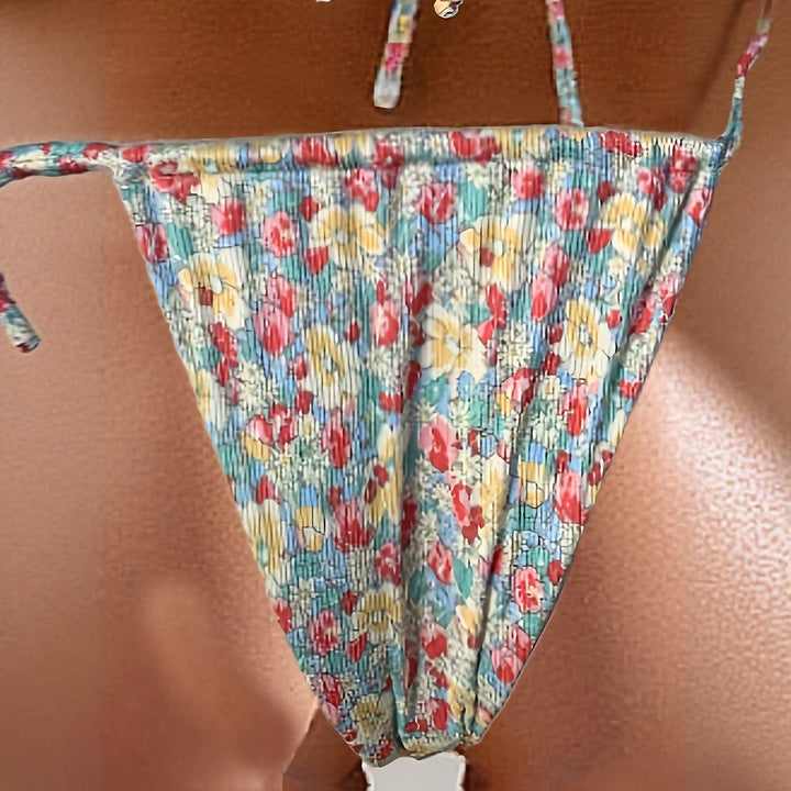 Damen Triangel-Bikini mit verstellbaren Bindebändern Drune