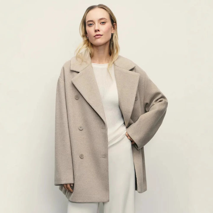 Damen Elegante Doppeltüra-Manteljacke Drune