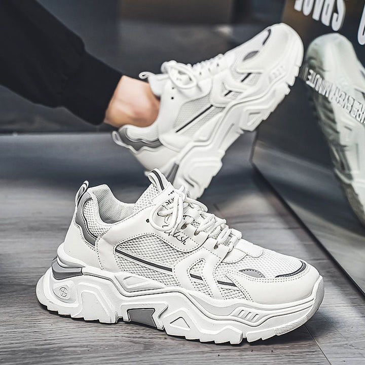 Damen Sportliche Chunky Sneakers mit atmungsaktiver Mesh-Oberfläche und stabiler Sohle Drune