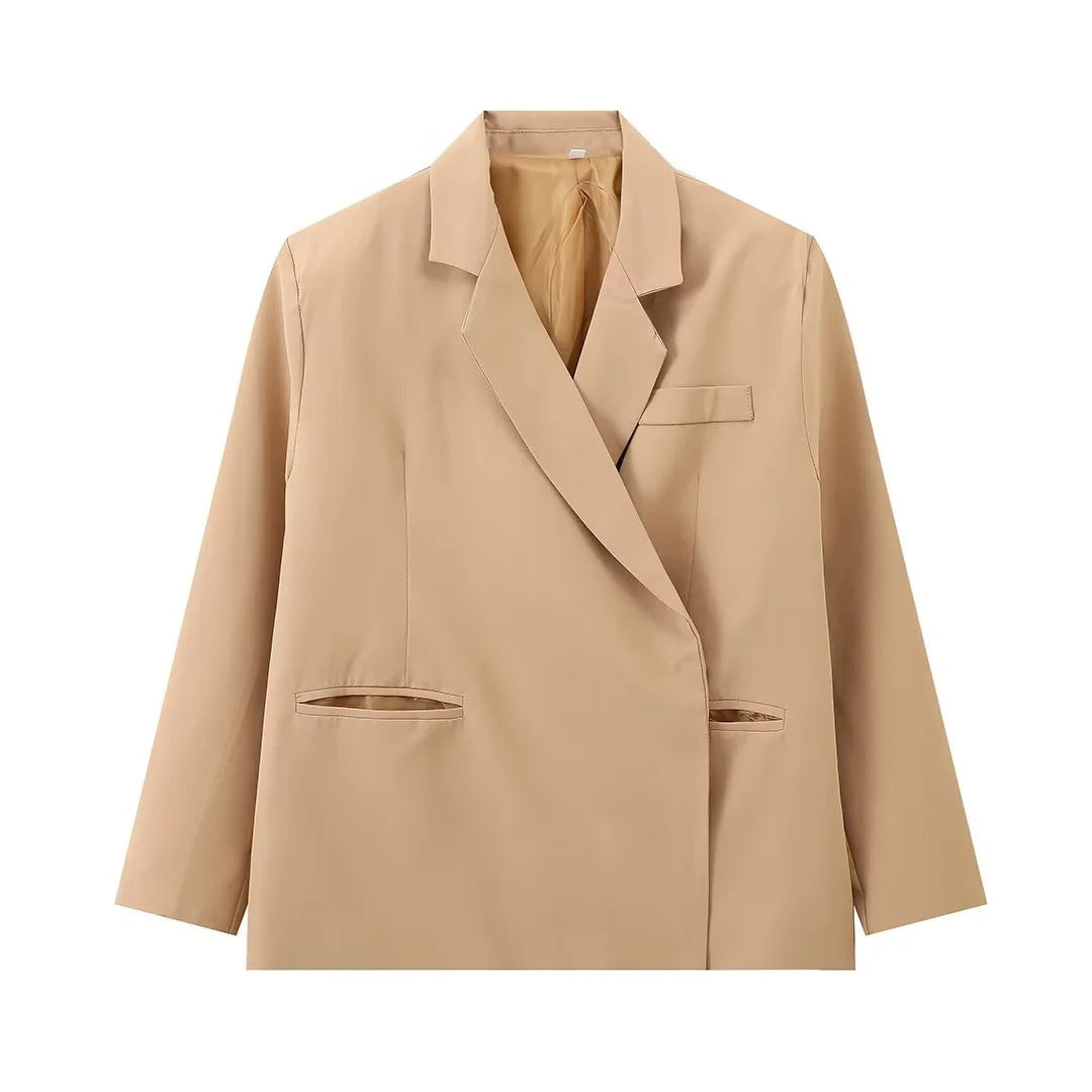 Damen elegante Blazerjacke im modernen Schnitt Drune