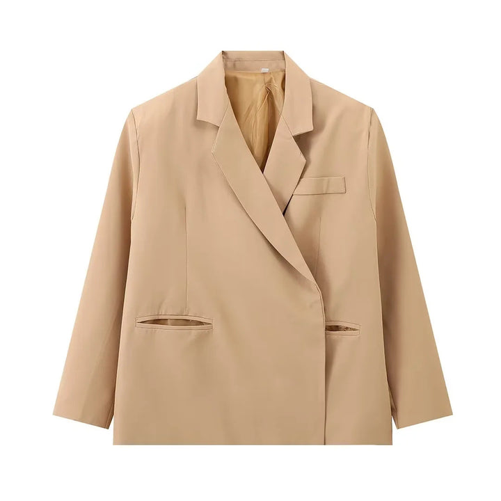 Damen elegante Blazerjacke im modernen Schnitt Drune