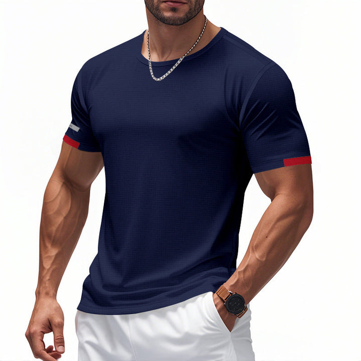Herren Funktions-T-Shirt mit atmungsaktivem Design und reflektierenden Details Drune