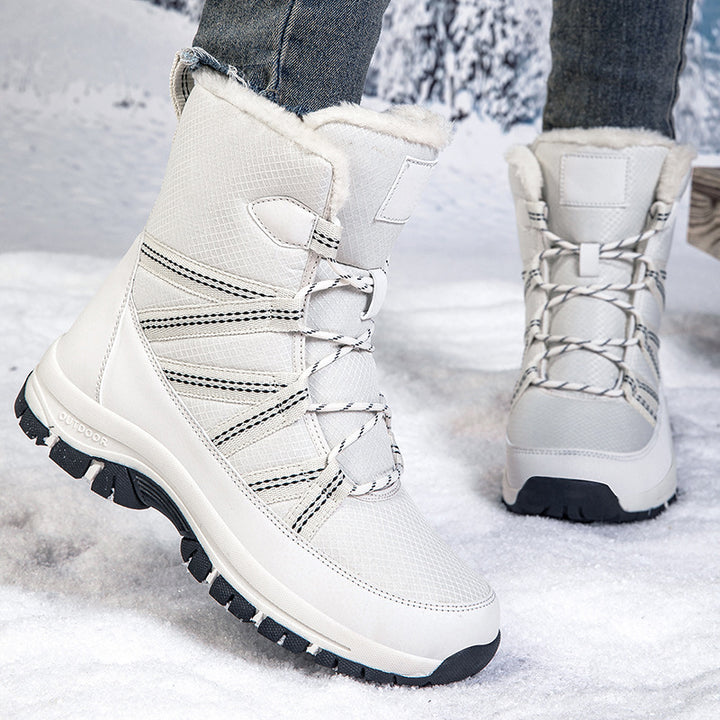 Damen Winterboots mit isolierendem Futter und rutschfester Sohle Drune