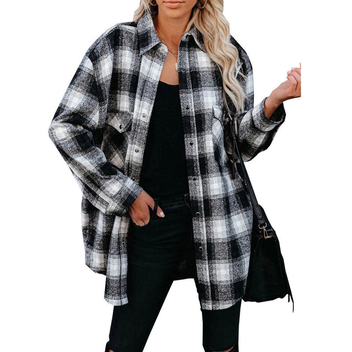 Damen Flanellhemd Drune