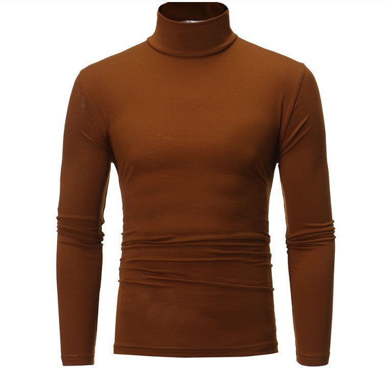 Herren eleganter Rollkragenpullover aus bequemen Stretchmaterial Drune