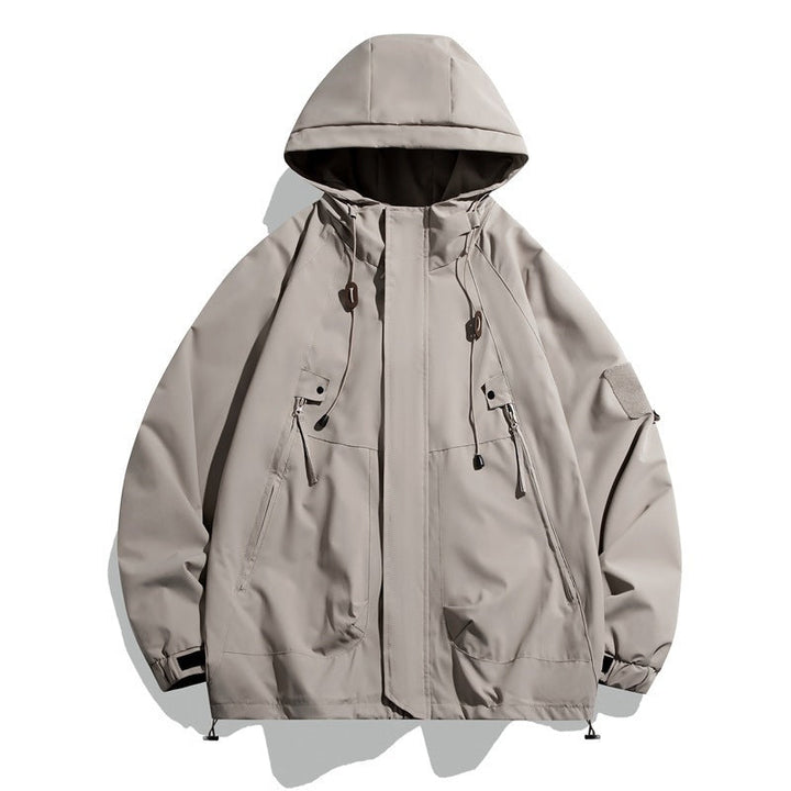 Damen technische Funktionsjacke mit verstellbarem Kapuzensystem und robustem Wetterschutz Drune