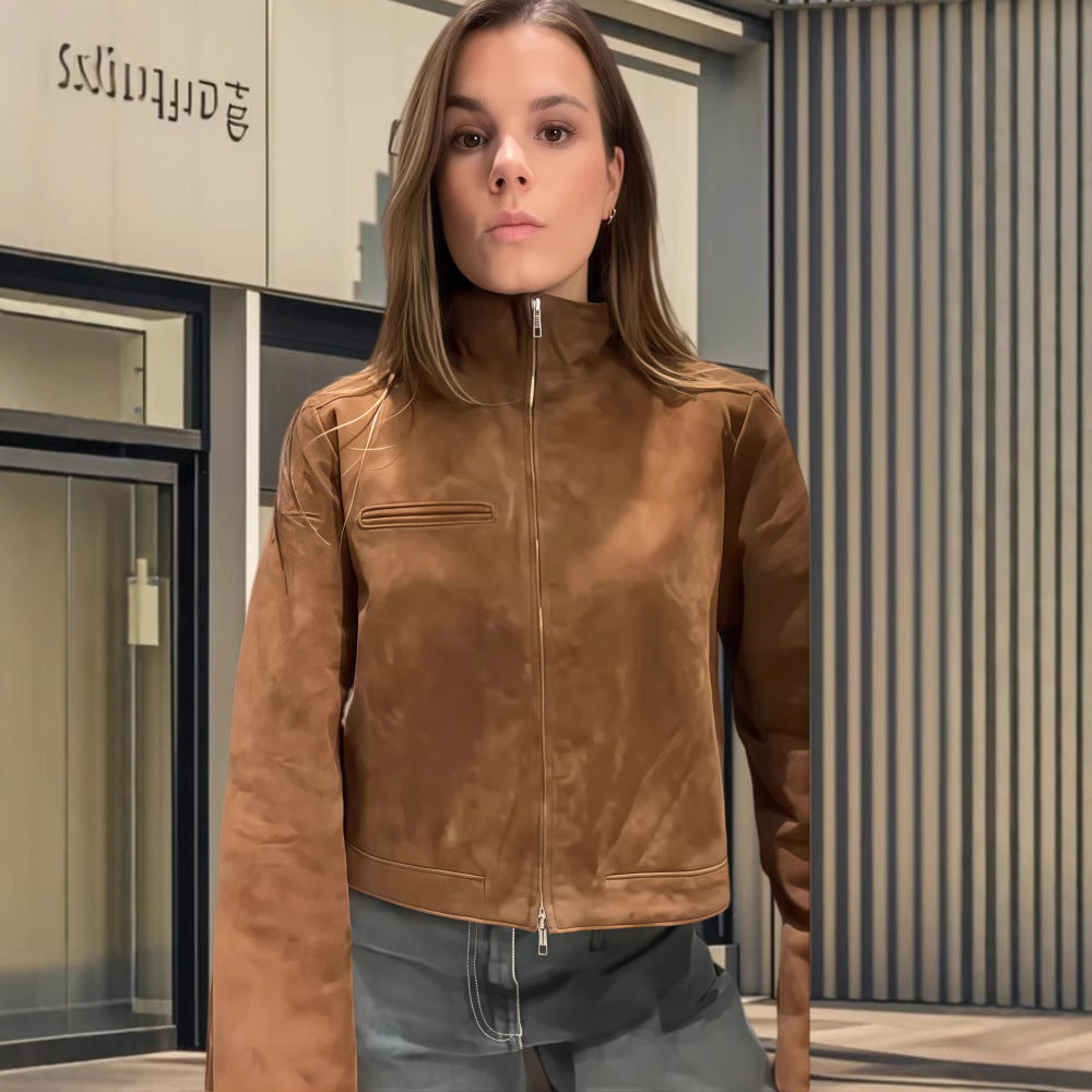 Damen Lässige Kurzjacke im modischen Stil Drune