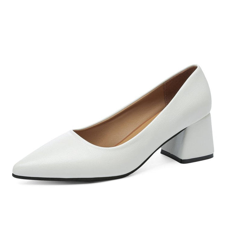 Damen elegante Pumps mit blockiertem Absatz Drune