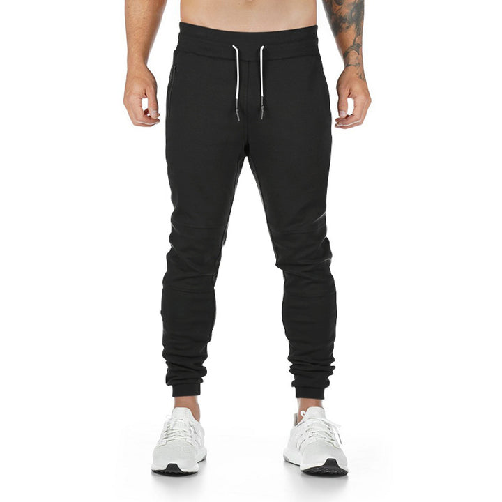 Herren Sportliche Jogginghose mit praktischen Reißverschlusstaschen und elastischem Bund Drune