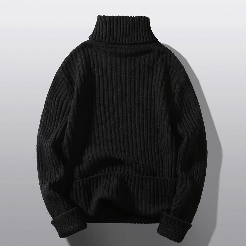 Damen Grobstrick-Rollkragenpullover mit aufwendigem Rippmuster Drune
