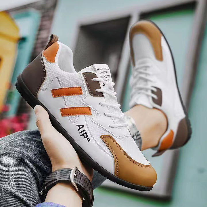 Damen sportliche Sneakers mit atmungsaktivem Mesh-Obermaterial und dämpfender Sohle Drune