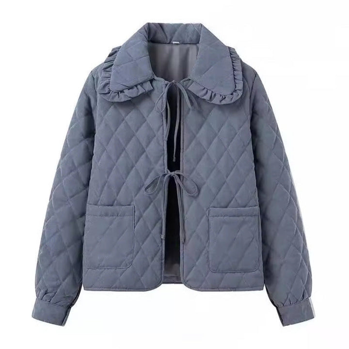 Drune | Damen Gequiltete Jacke Große Kragen