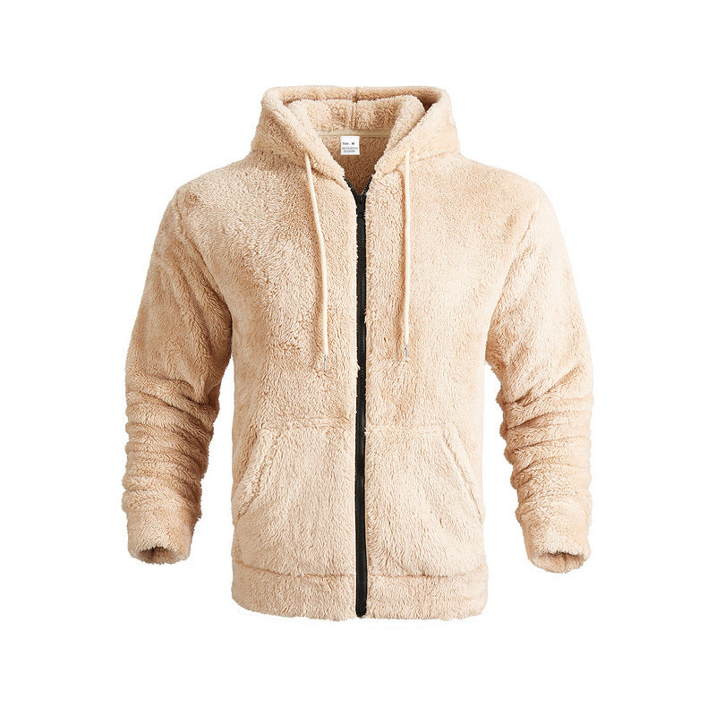 Herren Fleecejacke mit Kapuze und weichem Innensof Drune