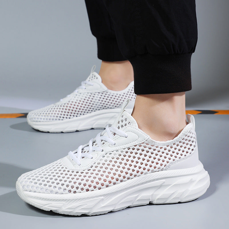 Unisex nan atmungsaktiver Sportschuh mit luftigem Netzgewebe und stoßdämpfender Laufsohle Drune