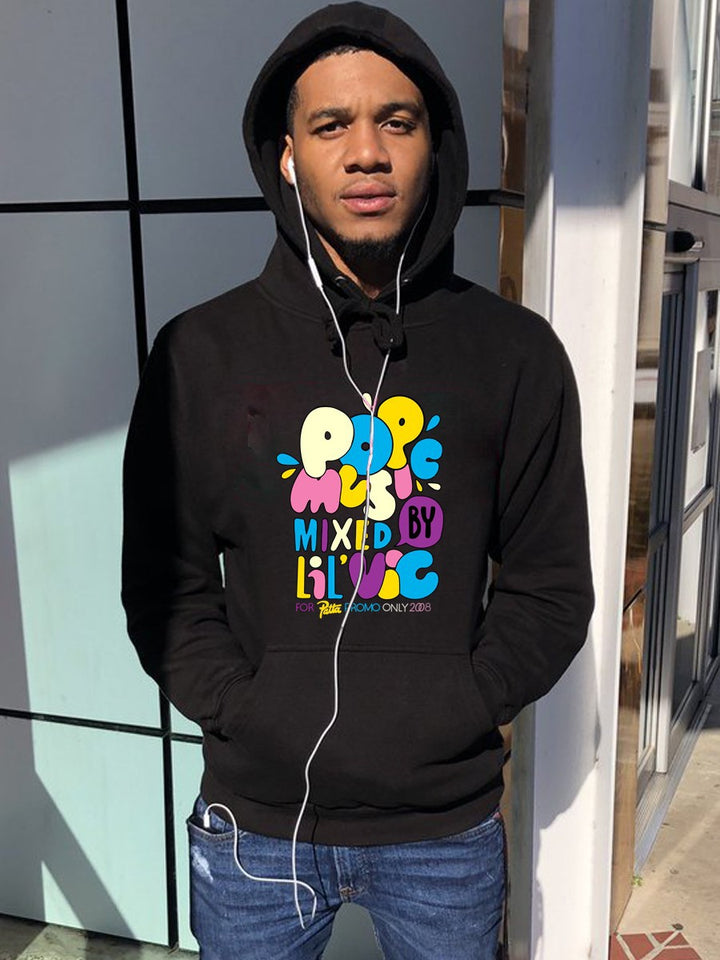 Herren Hoodie mit kreativem Grafikdesign Drune