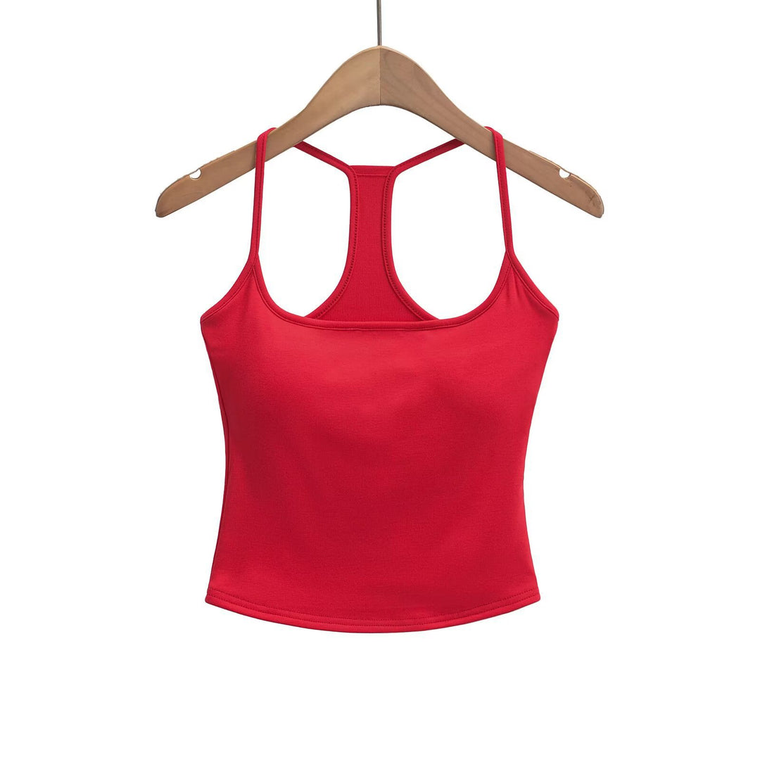 Damen Sportliches Trägershirt mit atmungsaktivem Material und deportivo Design Drune