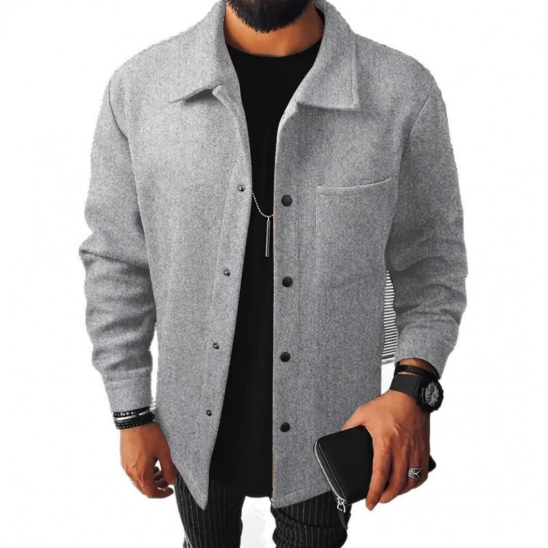 Herren gemütliche und stilvolle Fleecejacke Drune