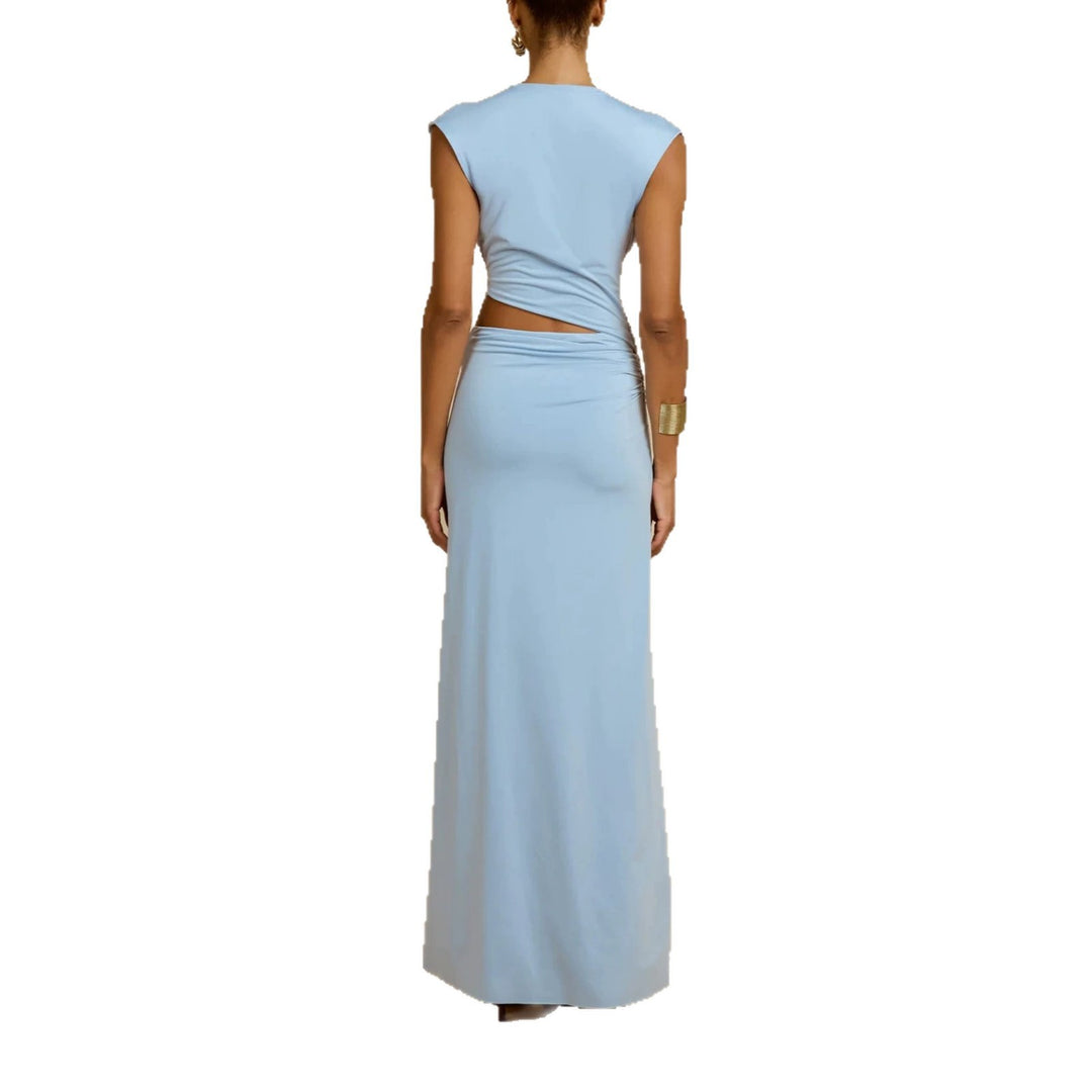 Damen Maxikleid mit raffiniertem Wickeldetail Drune