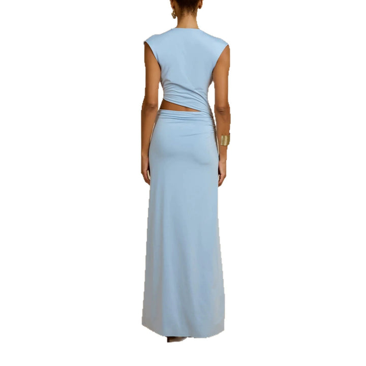 Damen Maxikleid mit raffiniertem Wickeldetail Drune