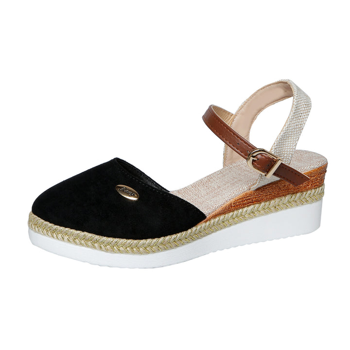 Damen Espadrilles mit eleganter Schnalle Drune
