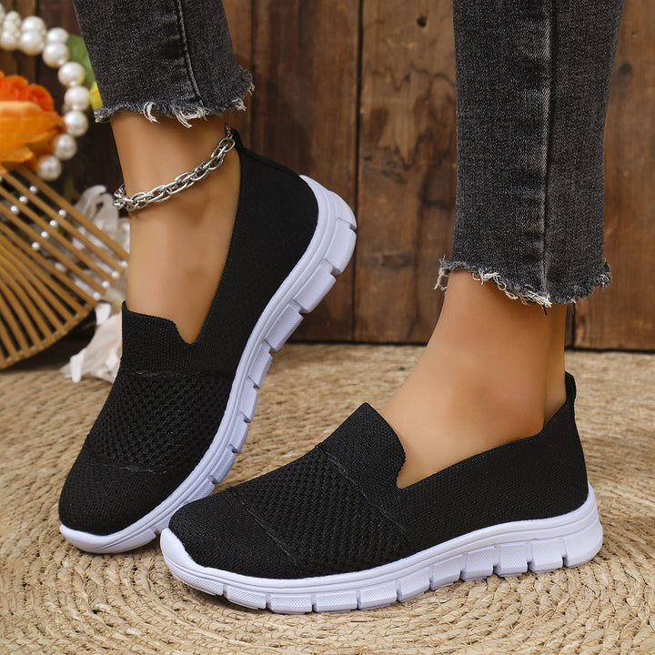 Damen Atmungsaktive Slip-On Sneakers mit flexiblem Sohlenkomfort Drune