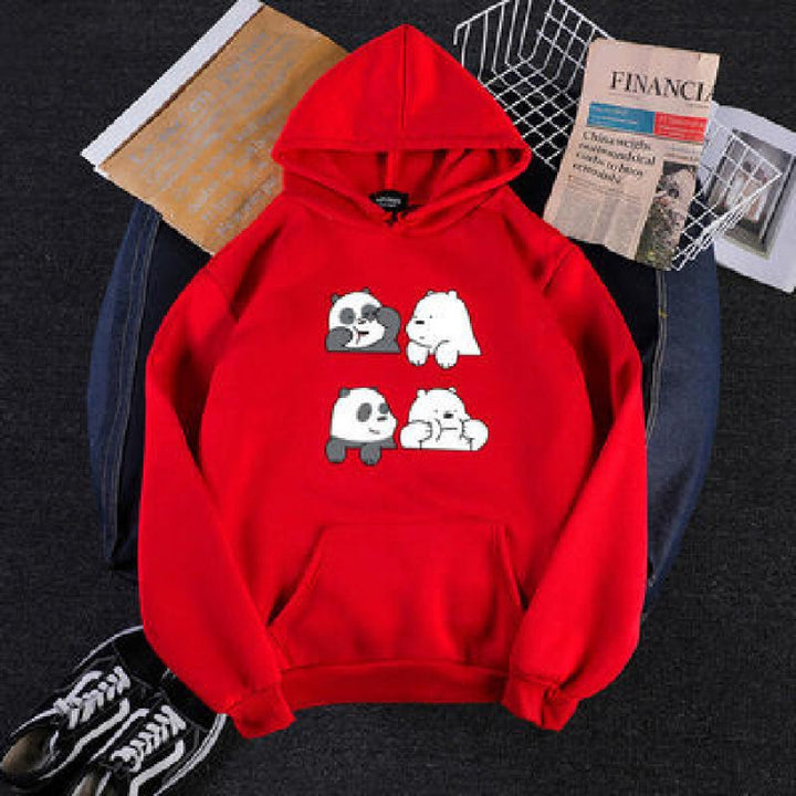 Damen Kuscheliger Kapuzenpullover Drune