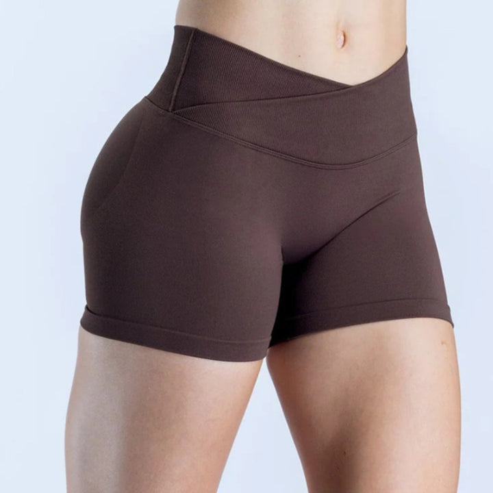 Damen Sportliche Shorts mit hohem Bund und figurformendem Schnitt Drune