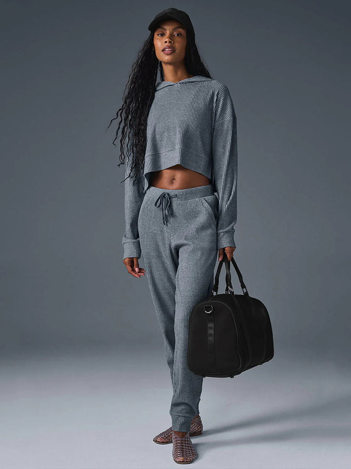 Damen lässiger und leichtgewichtiger Sweat-Anzug Drune