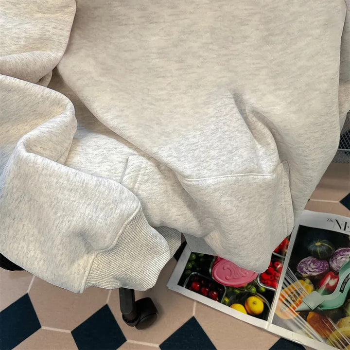 Damen Kapuzenpullover mit niedlichem Katzenmotiv Drune