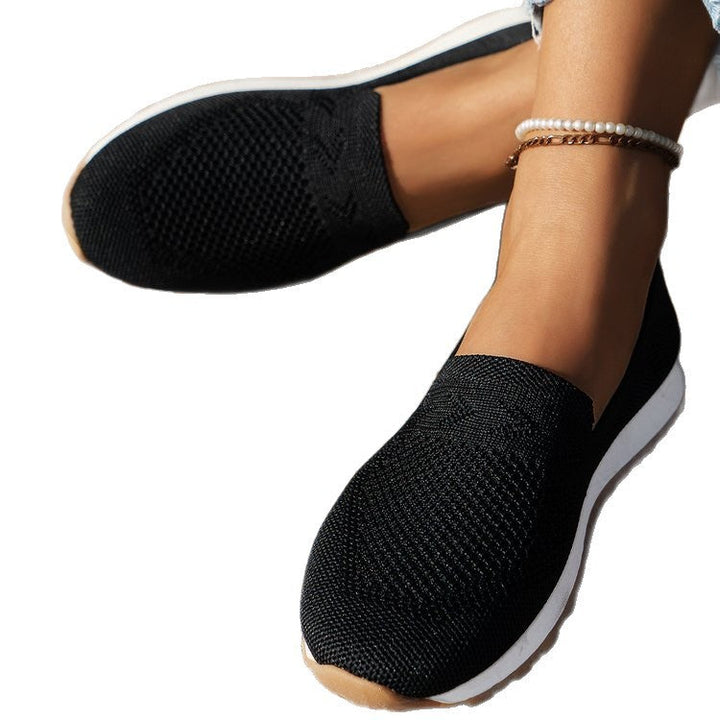 Damen Komfortable Slip-On Sneakers Drune