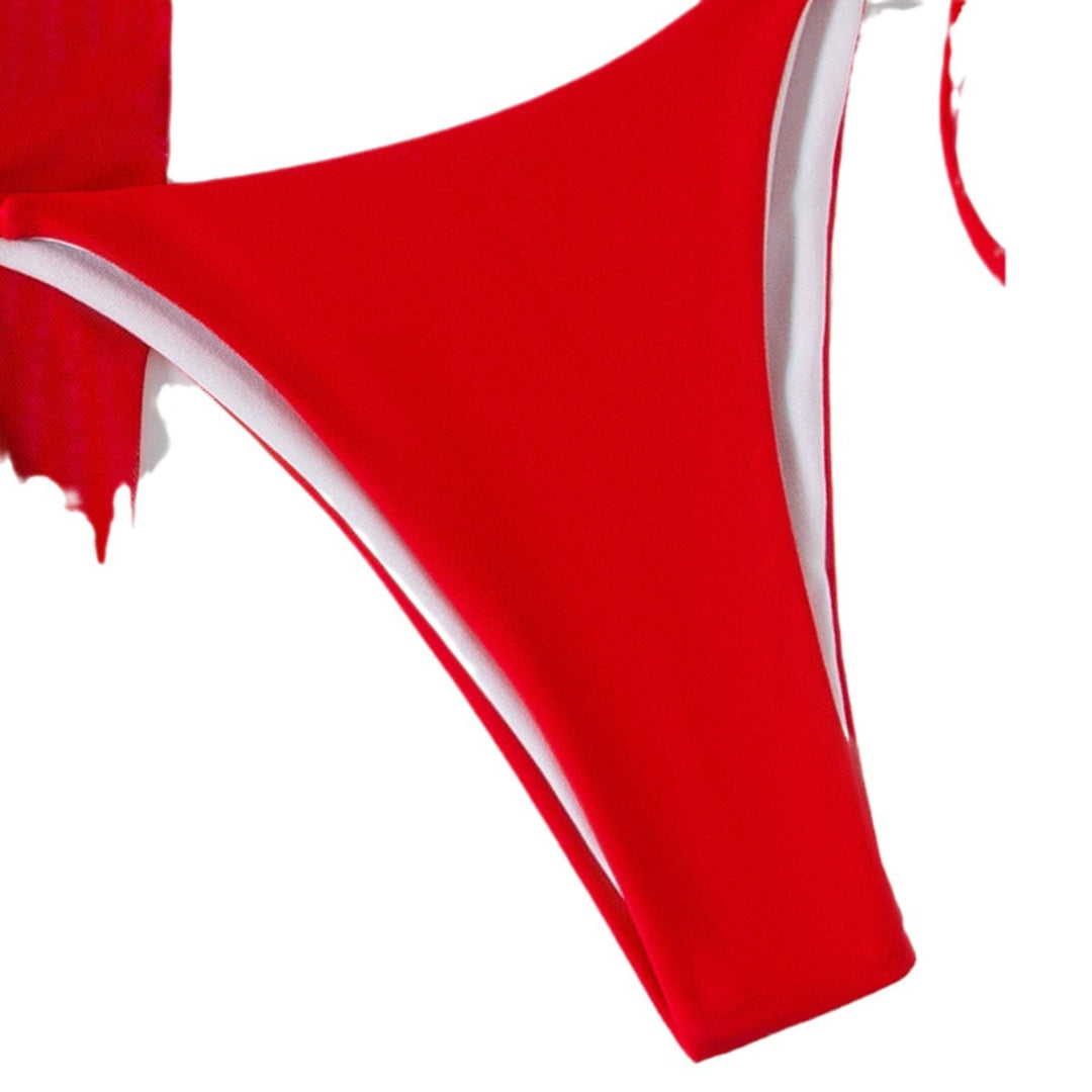 Damen Triangel-Bikini mit Wickelrock Drune