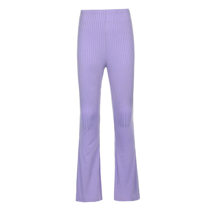 Damen Stretchhosen im eleganten Rippdesign Drune