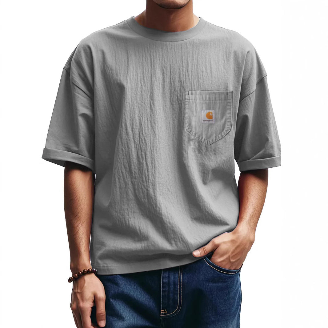 Herren Relaxed Fit Pocket T-Shirt Drune