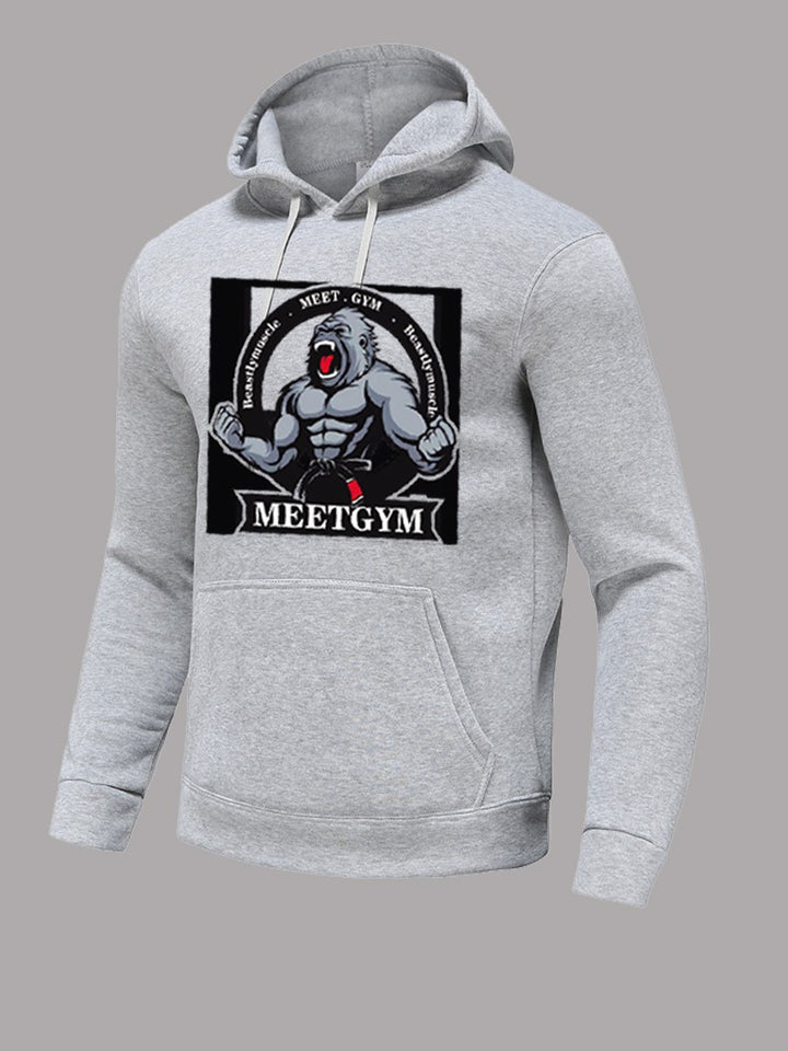 Herren Sweatshirt mit inspirierendem Gorilla-Design Drune
