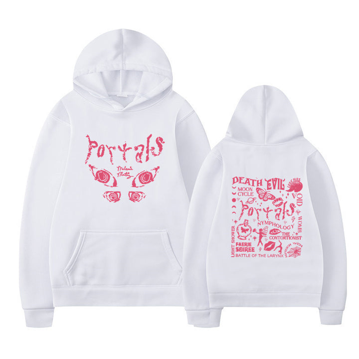Damen Kapuzenpullover mit kreativem Motiv und bequemer Passform Drune