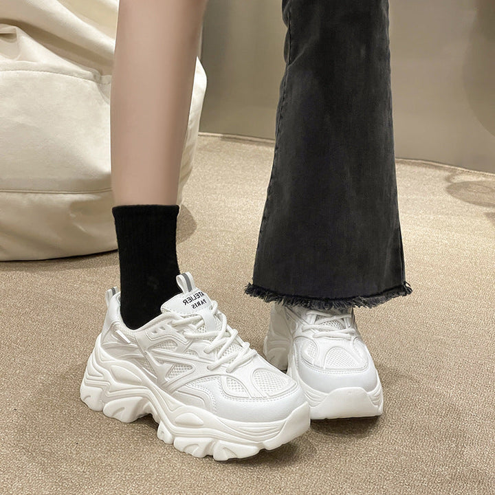 Damen Sportliche Chunky Sneaker mit atmungsaktiver Mesh-Oberfläche Drune