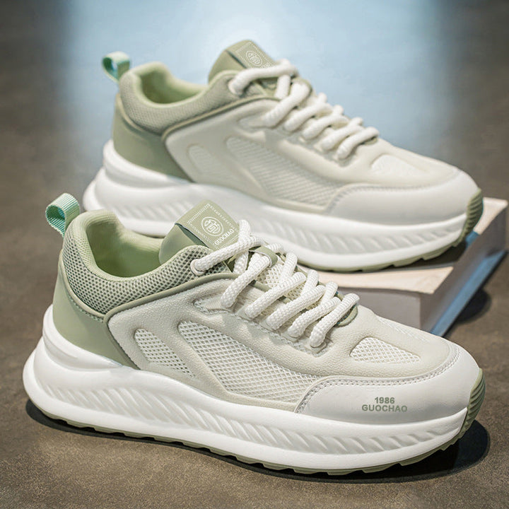 Damen Sportliche Sneakers mit atmungsaktiver Mesh-Oberfläche und stabiler Profilsohle Drune
