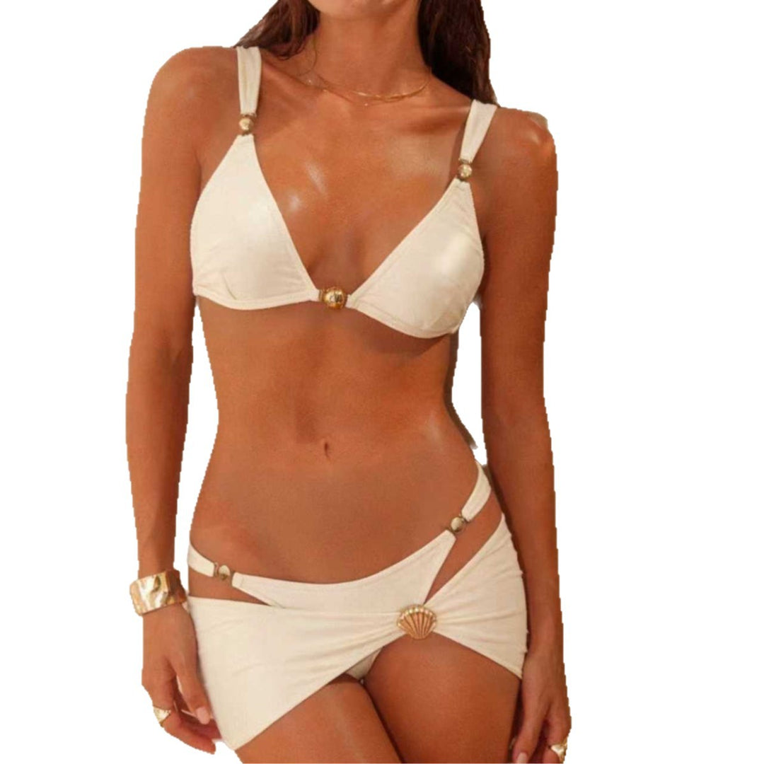 Damen Designer-Bikini mit eleganten Schmuckakzenten Drune