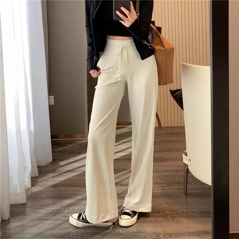 Damen elegante Weite Lounge-Hose Drune