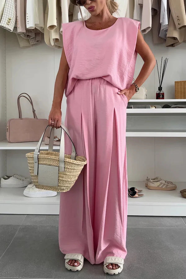 Damen Eleganter Jumpsuit mit lässigem Oversized-Schnitt und weitem Bein Drune