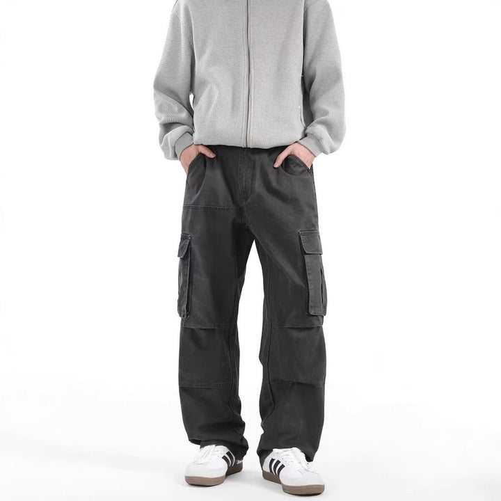 Herren Cargo-Hose mit strapazierfähigem Material und großzügigen Taschen Drune
