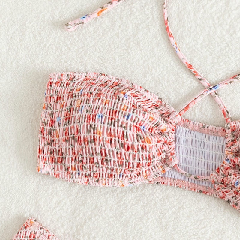 Damen Bandeau-Bikini mit verspielt gebundenem Design Drune