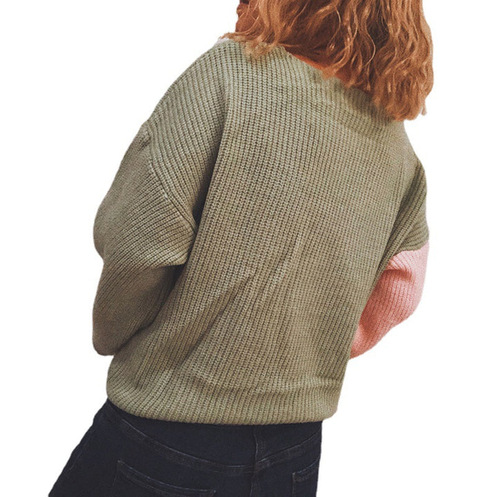 Damen Wickelpullover mit elegantem Rippdesign und modischen Bindebändern Drune