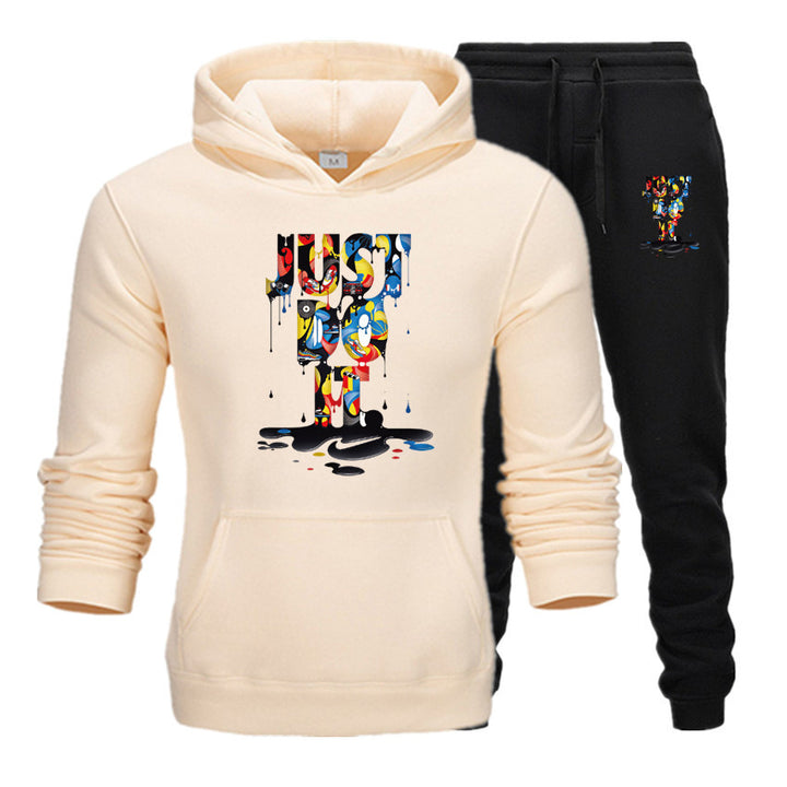 Damen Kapuzenpullover und Jogginghose Set Drune
